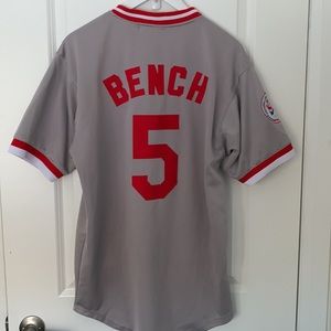 Johnny Bench Vintage Cincinnati Reds Mitchell & Ness Jersey